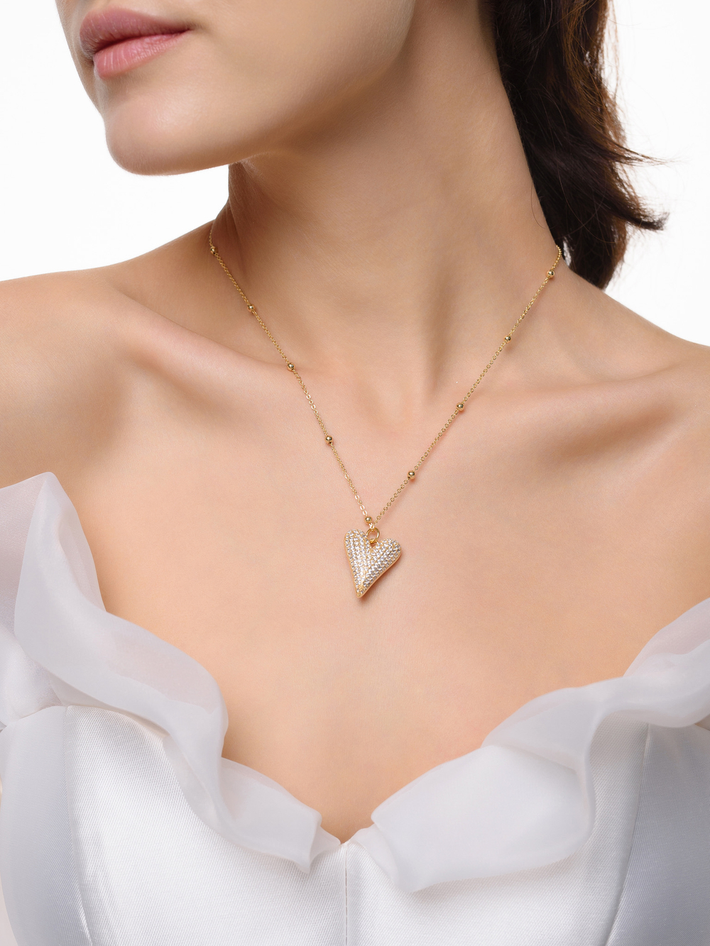 Колье "Elongate Shine" Gold