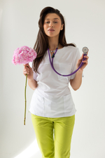 Блуза женская м65-2 liberty комфорт белый