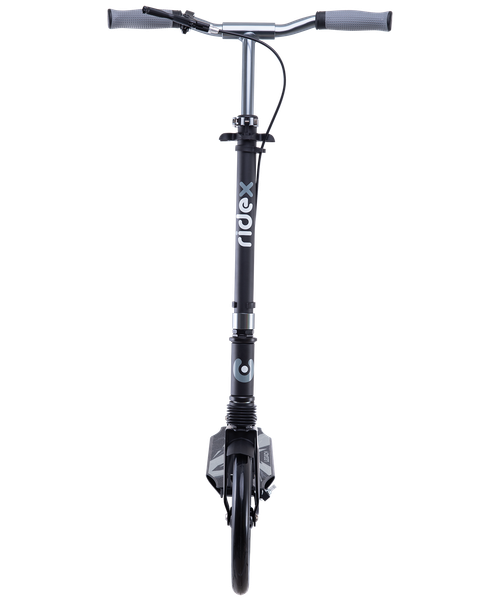 Самокат городской RIDEX Legacy 250/200 мм, ручной тормоз, черный