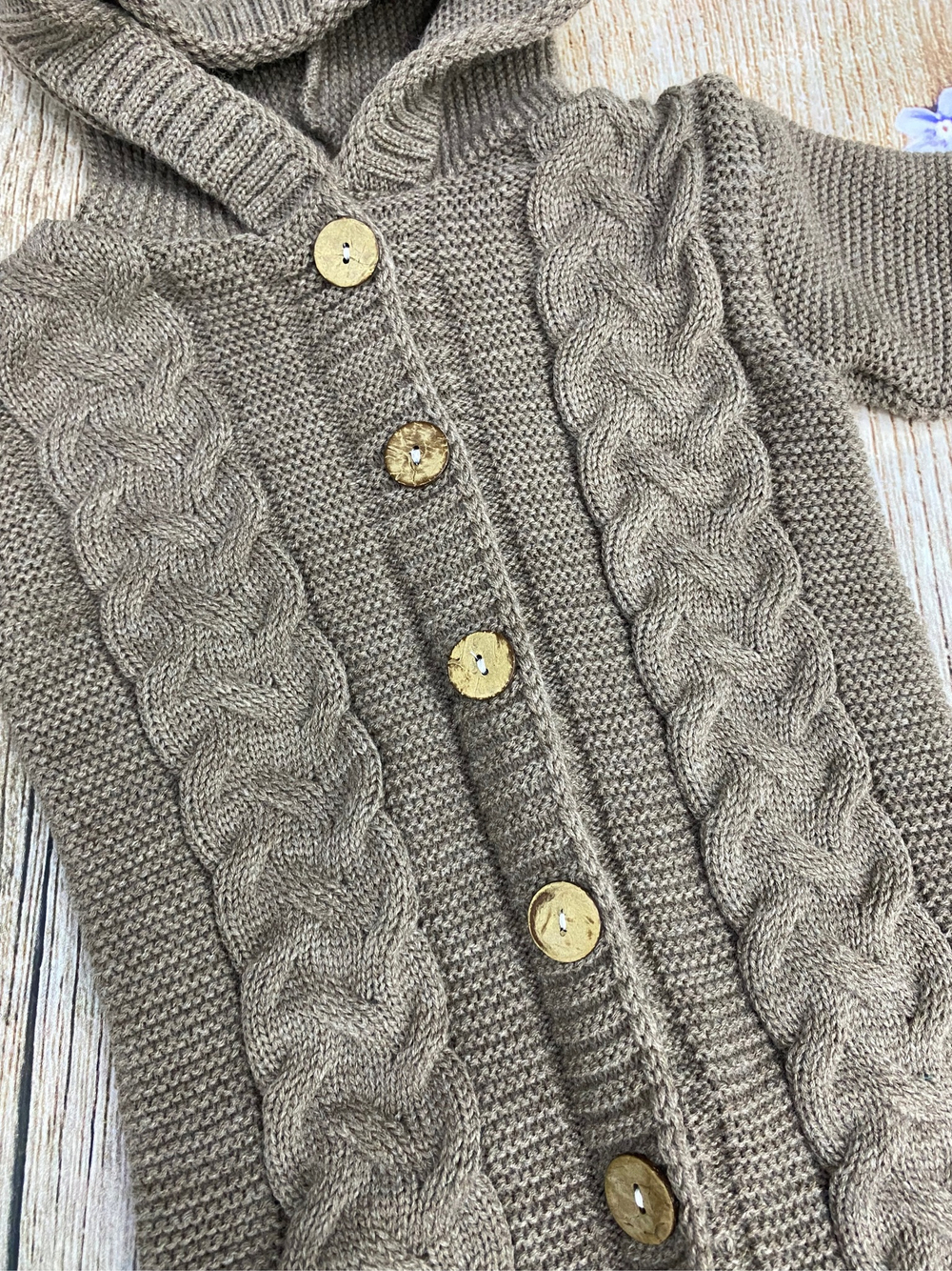 Вязаный комплект на выписку 5 предметов  "Круже" (Одеяло утеплен., бант, пинетки, комбинезон, шапка) (Цвет: Розовый)