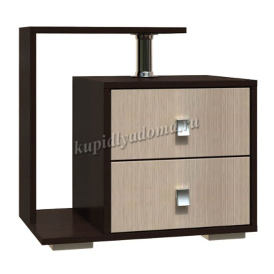 Тумба прикроватная САЛОМЕЯ венге/лоредо (2шт в комплекте) (550*436*384) /1/(СНЯТА С ПР-ВА)