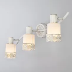 20025/3 / настенный светильник /   белый с золотом