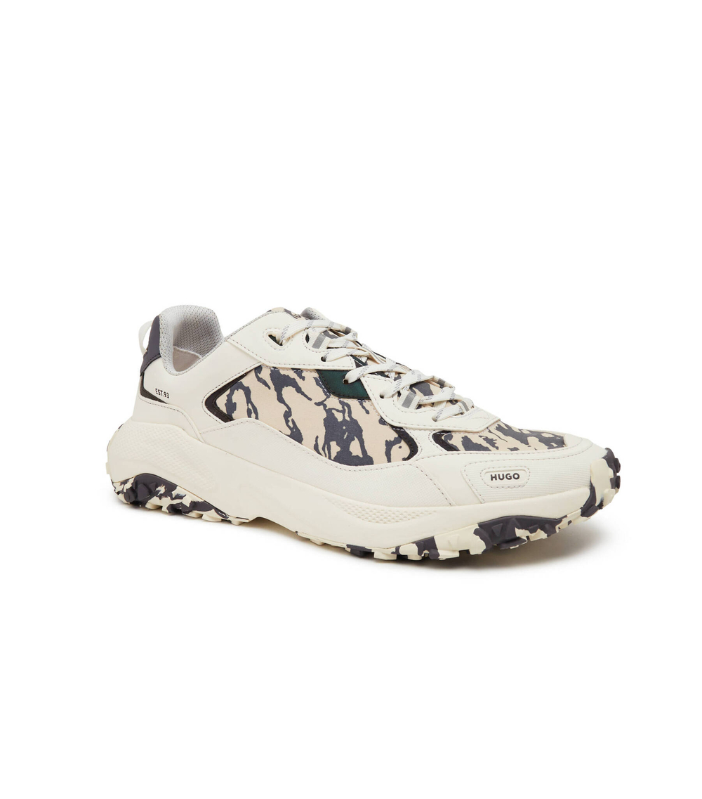 Кроссовки GO1ST_camo HUGO - бежевый(50498693)