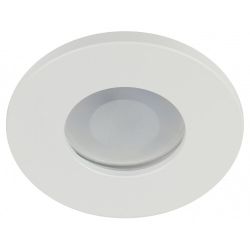 Встраиваемый светильник влагозащищенный ЭРА WR3 WH MR16/GU5.3, IP44, белый