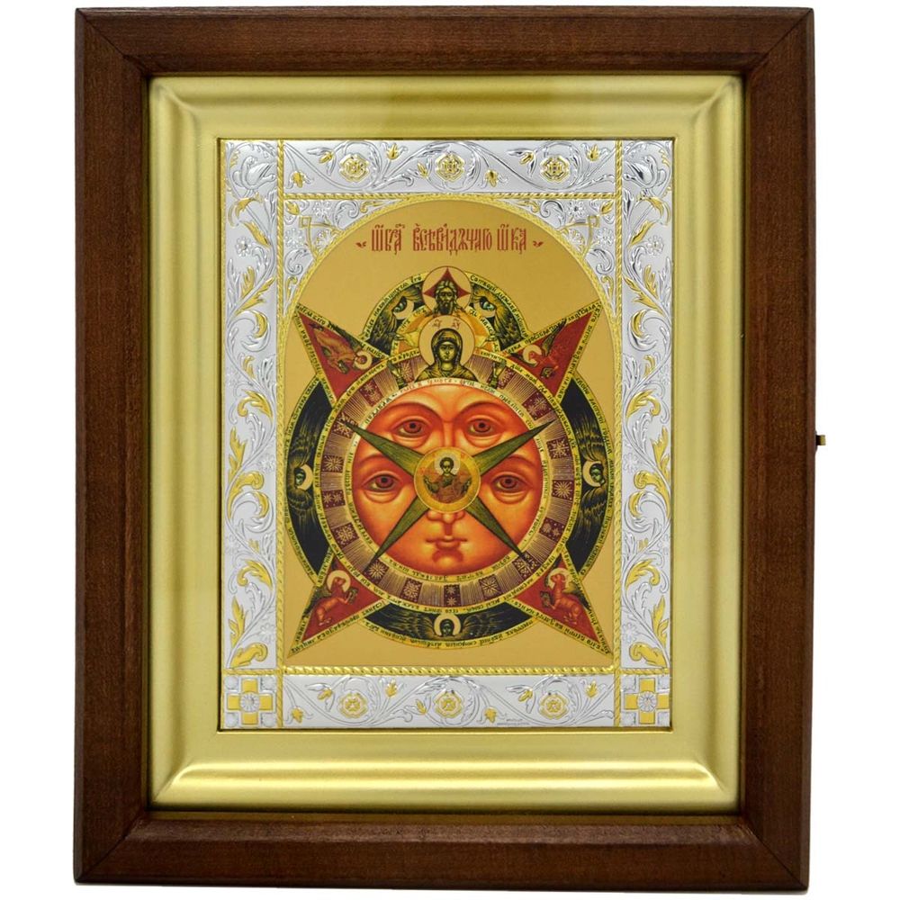 Икона "Всевидящее Око" писанная в монастыре.