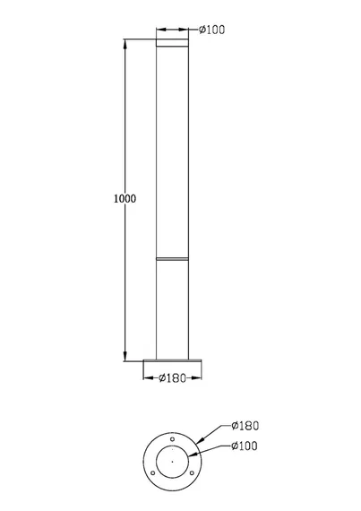 Ландшафтный светильник Гинза / Ginza 3000К 30Вт IP 54 Outdoor o041fl-l30b3k