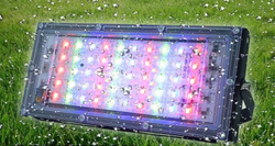 Светодиодный RGB прожектор 50W с пультом