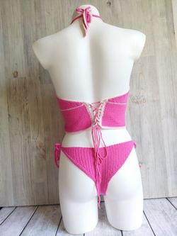 Вязаный купальник