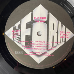 Винтажная виниловая пластинка LP The Firm (Japan 1985) (No Obi) (Promo)