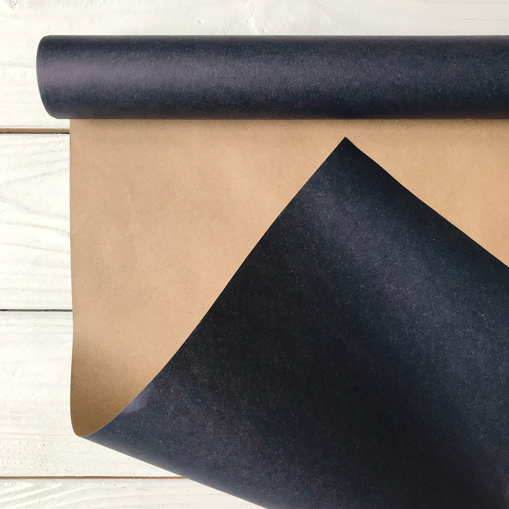 Синяя крафт бумага в рулоне