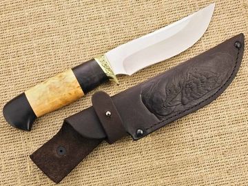 Нож ОРЛАН (4368)н нержавейка граб, карельская береза, литьё / Ножемир