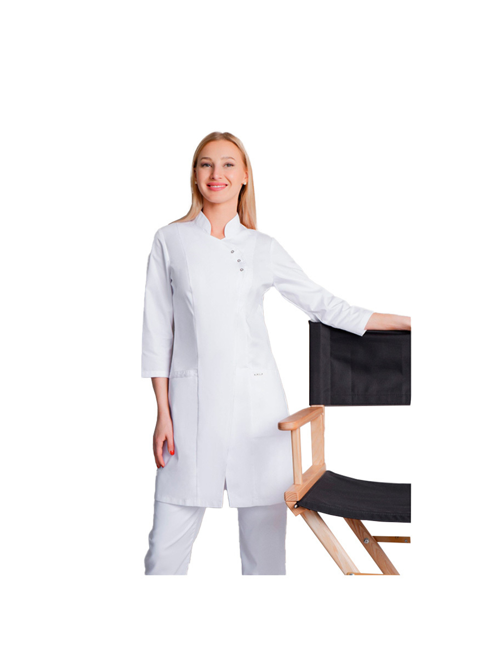 Блуза медицинская женская Доктор стиль ЛЛ 2223 Восток , малина, 44