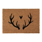 Коврик придверный "Рога оленя" 60x40x2см Кокос,резина