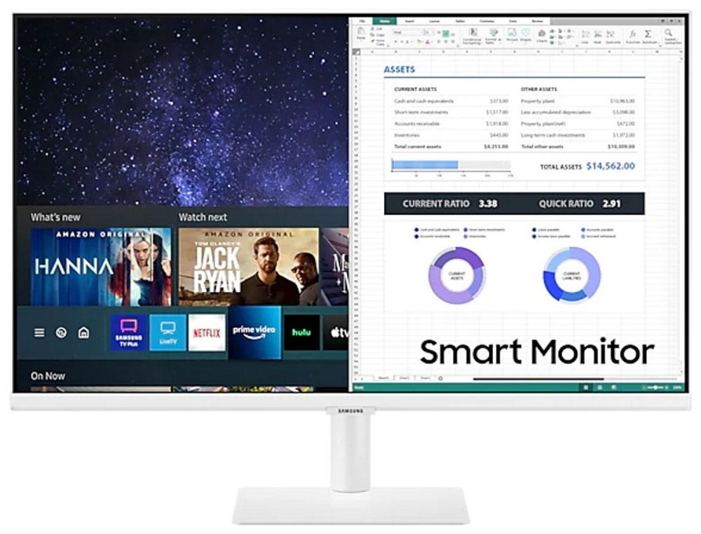 Монитор Samsung LS27AM501NIXCI белый