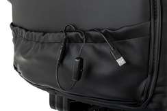 Кресло руководителя Бюрократ CH-824MSG-BF черный эко.кожа/ткань крестов. пластик подст.для ног