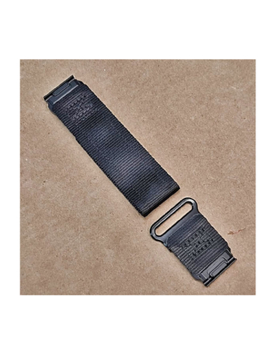 Нейлоновый ремешок Hemsut Rugged 26 мм для Garmin Fenix 7x 6x 5x, Tactix 7 Delta, Enduro 2, Instinct 2X (Черный)