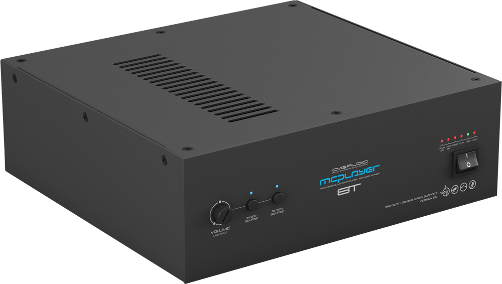 CVGAUDIO MCplayer-8T Профессиональный микшер-усилитель 80W/100V