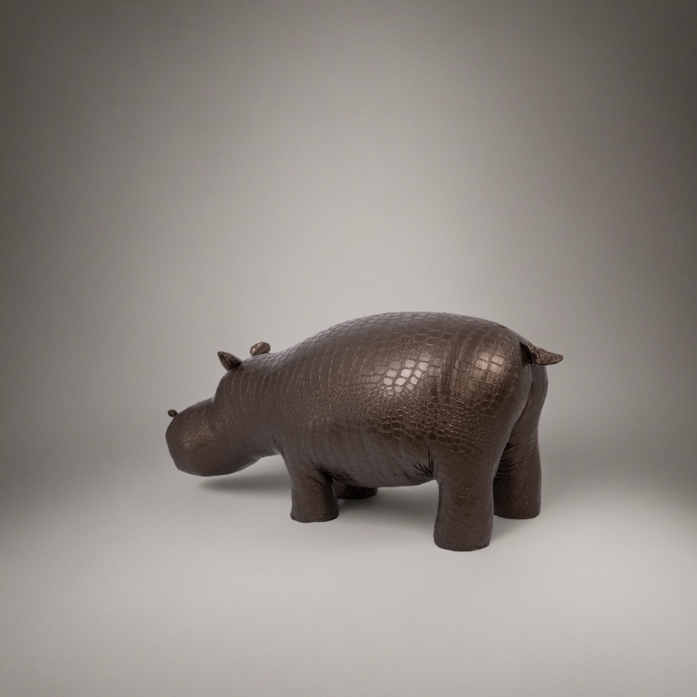 Банкетка Пуф Бегемот Коричневый средний