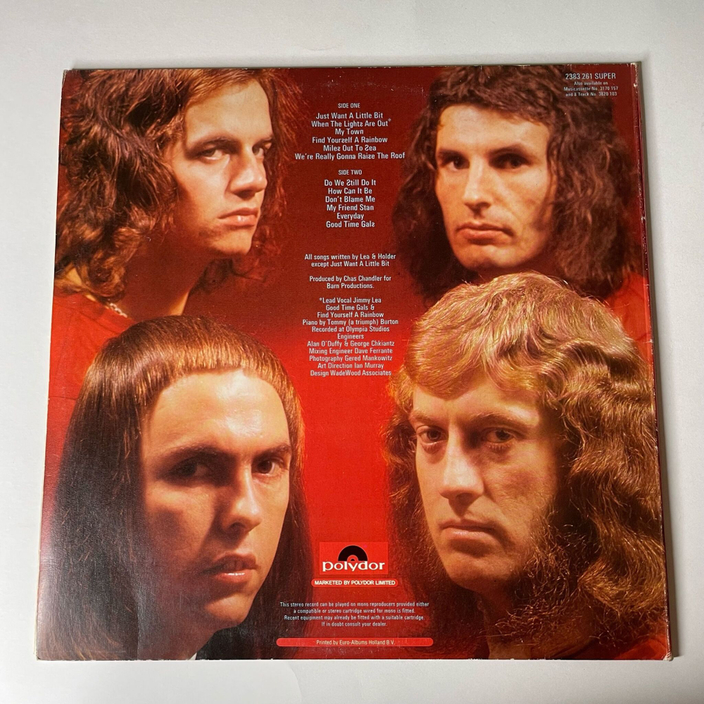 Винтажная виниловая пластинка LP Slade Old New Borrowed And Blue (UK 1974) Just Want A Little Bit
