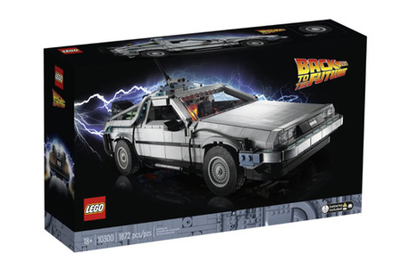 Конструктор LEGO 10300 Машина времени DeLorean Назад в будущее