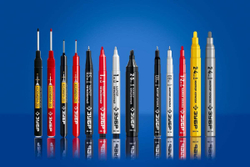 Перманентный маркер для отверстий ЗУБР Профессионал Колибри-20 0,7 мм, красный 06328-3