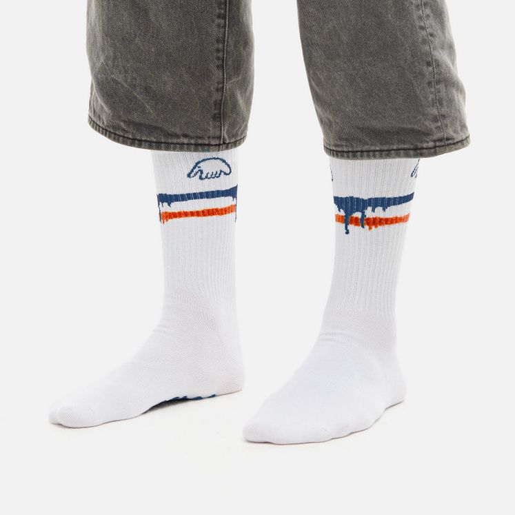 Носки ANTEATER STRIPES, белый