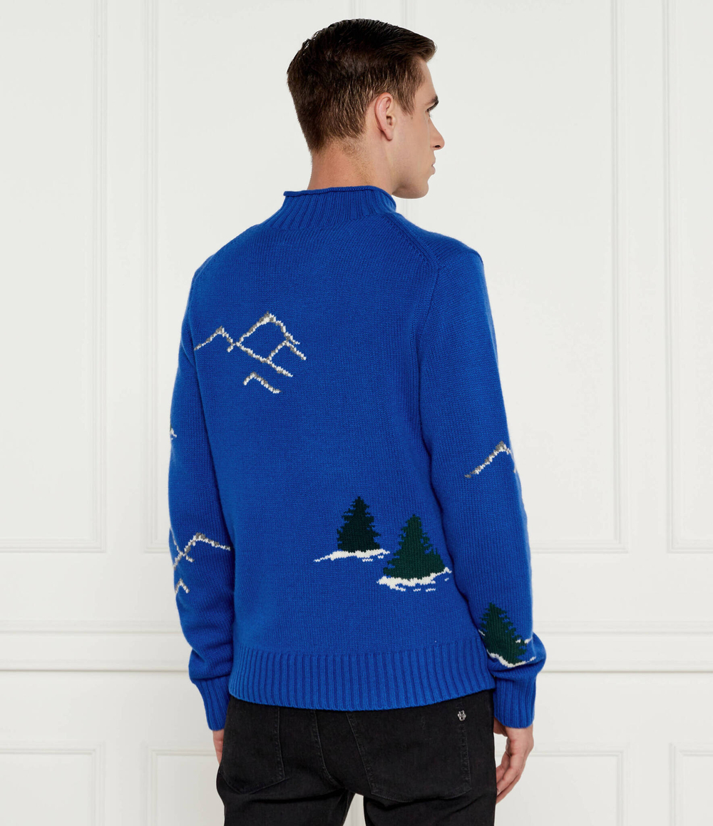 Свитер POLO RALPH LAUREN - темно-синий(710952385)