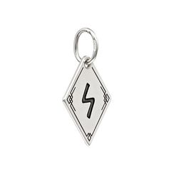 Подвеска Руна Соулу - кулон из серебра 925