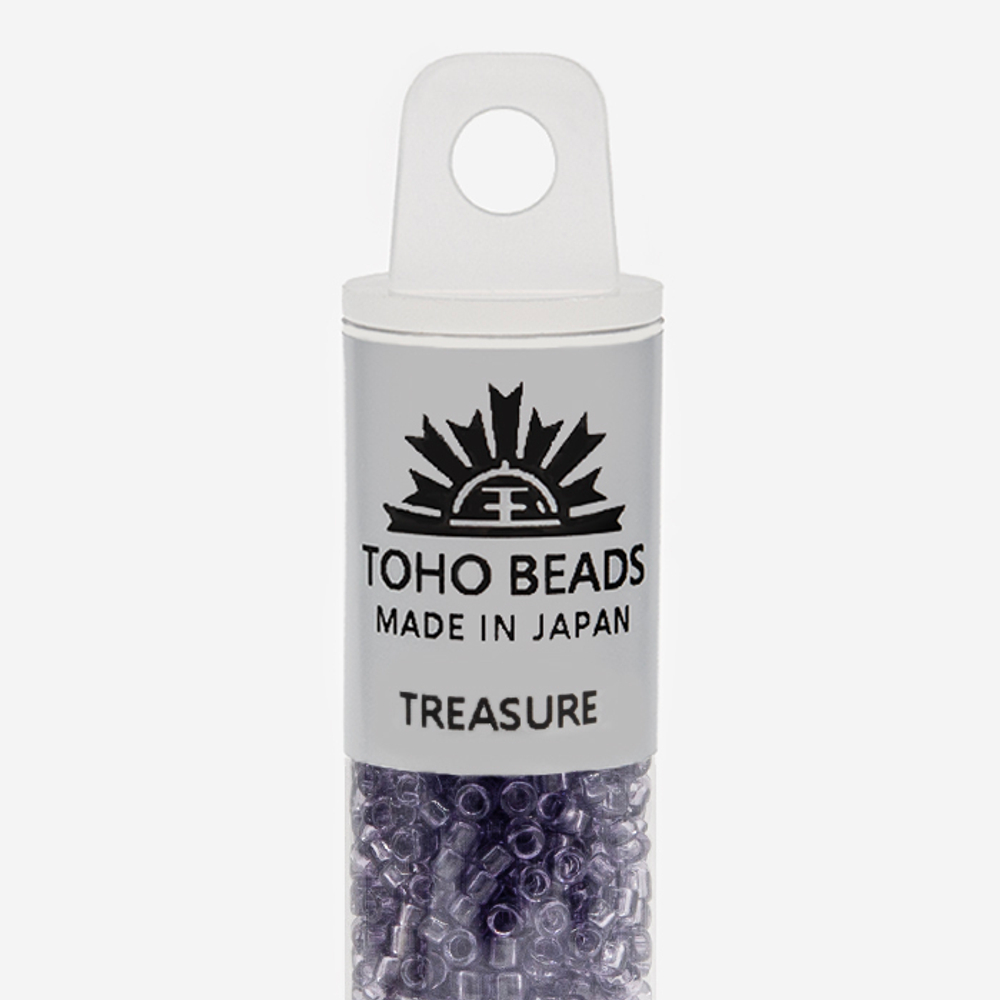 Японский бисер TOHO Treasure (№19), прозрачный