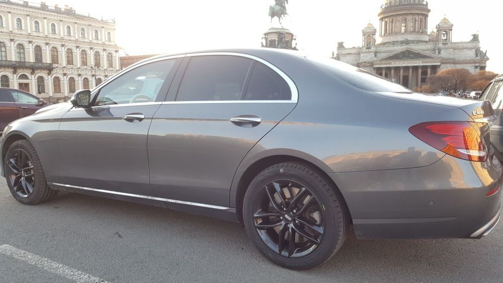 W213 E400 4Matic & BBS SX 18" crystal black