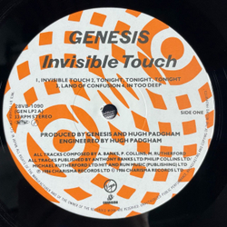 Винтажная виниловая пластинка LP Genesis Invisible Touch (Japan 1986) (Obi) Land Of Confusion