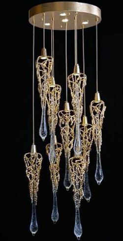 Люстра Liquid Round Chime 5