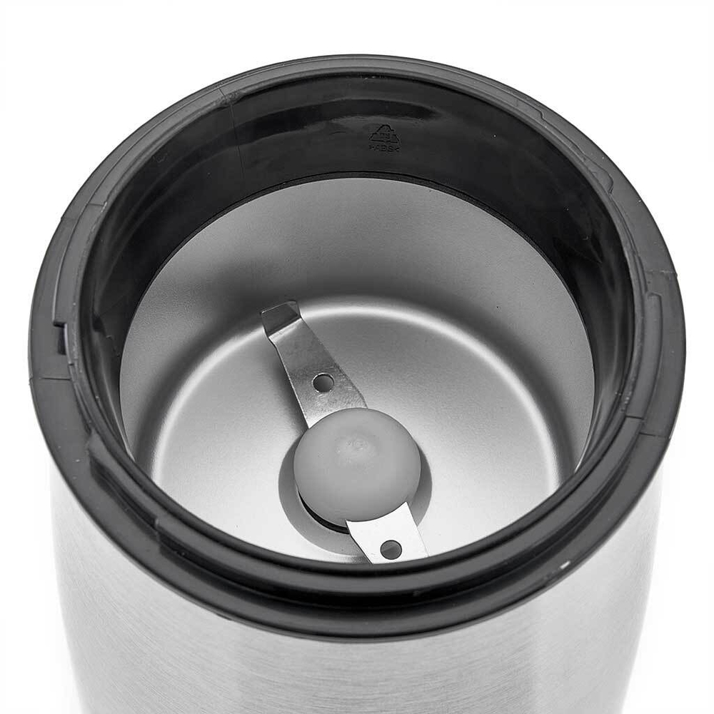 Кофемолка электрическая 250 Вт, 50 г DELTA LUX DE-2200 нержавеющая сталь