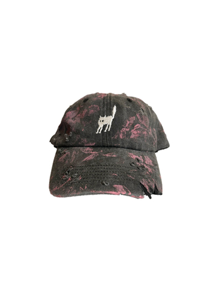 Кепка Круто серая (с розовым)