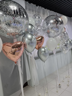 Воздушные шары на свадьбу №690