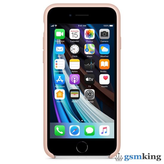 Silicone Case iPhone 7 | 8 | SE 2020 | 2022 Pink Sand «Розовый песок»