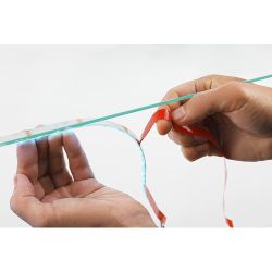 Двухсторонняя монтажная лента СИЛА SDST-1215TR сверхпрочная пеноакриловая 12 мм х 1,5м прозрачная | Сила