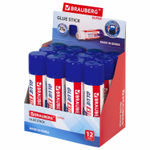 Клей-карандаш BRAUBERG SUPER 21 г ЮЖНАЯ КОРЕЯ (12 штук в упаковке)