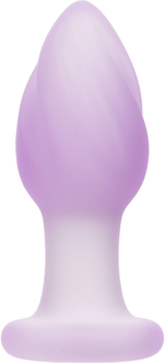 Сиреневая анальная пробка Ridge Probe с вибрацией - 9,5 см.