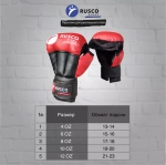 Перчатки для Рукопашного боя Rusco Sport Черные
