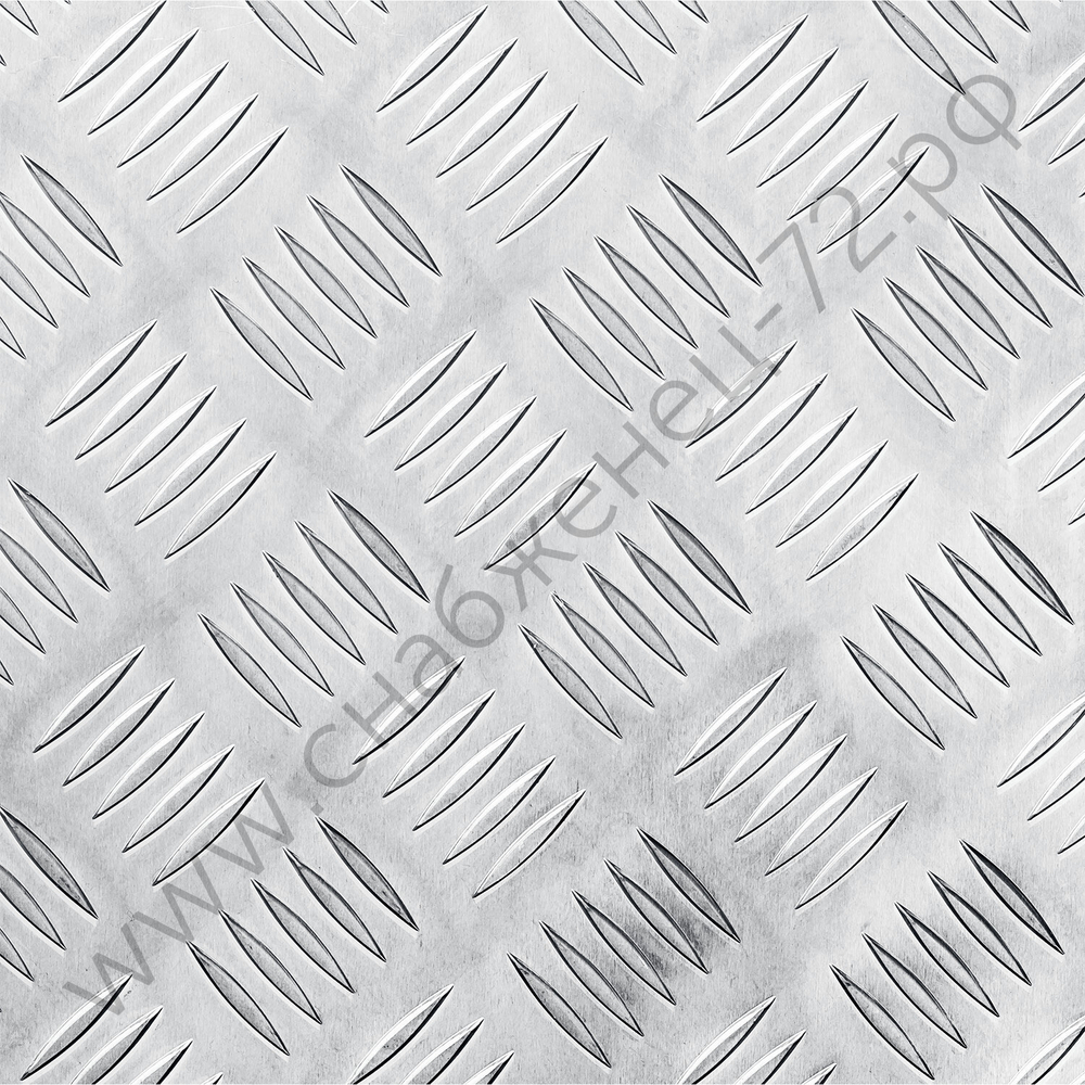 ЗУБР Квинтет 600х1200 х1.5 мм, Алюминиевый рифленый лист (53830)