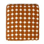 Покрывало из хлопка Polka dots, 180х250 см | карамельный