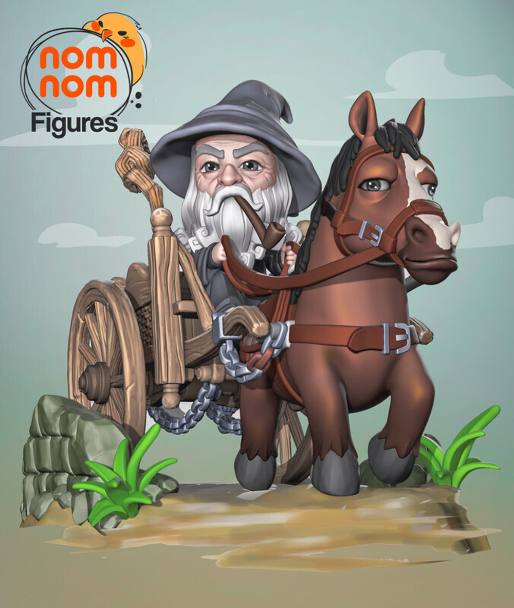 Chibi Funko POP Гендальф Gandalf Властелин колец Lord of the Rings Коллекционная Фигурка Аниме