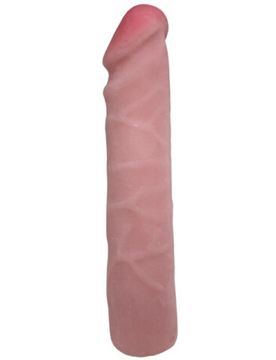 Крупный фаллоимитатор UltraSkin Romantic с гнущимся хребтом (Цвет: телесный)