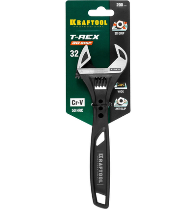 KRAFTOOL T-REX, 200/32 мм, силовой разводной ключ (27254-20)