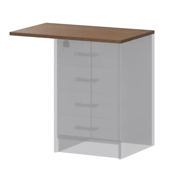 Крышка к приставным тумбам А-706.Ф 730x450x22 Арго