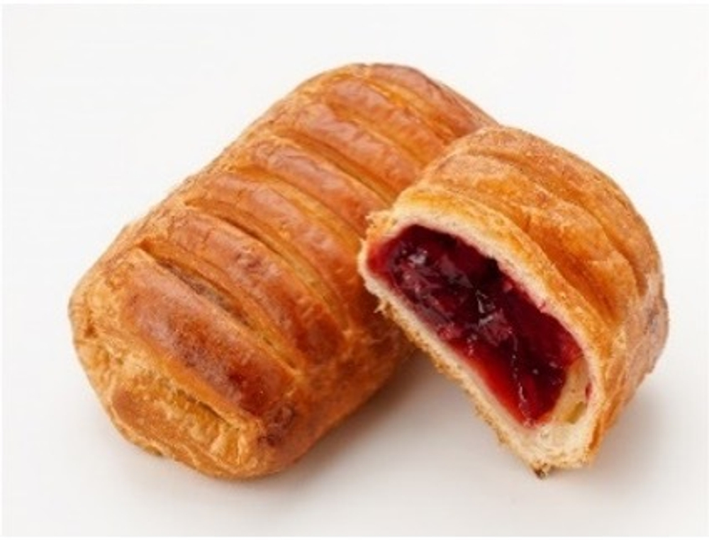 Слоеное изделие "Бриошь с вишневым конфитюром" 0,090 кг (20 шт/упак)