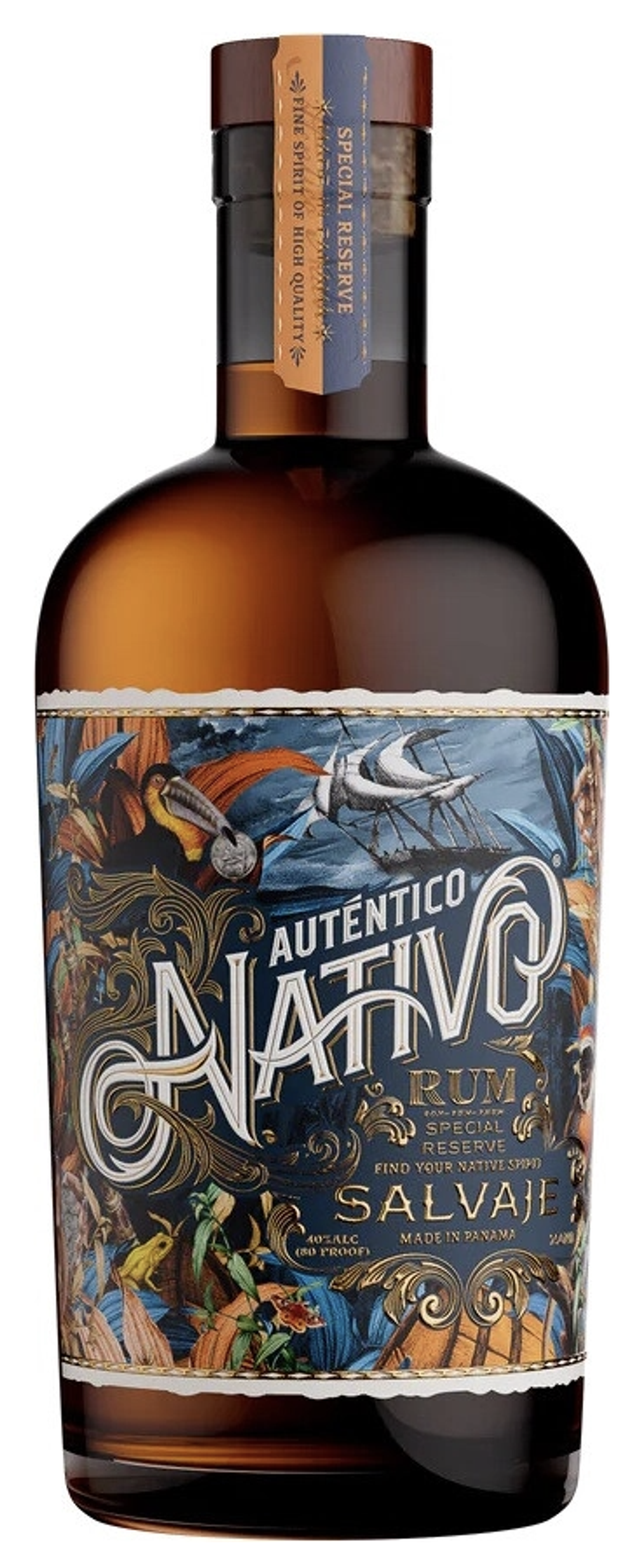 Ром Autentico Nativo Salvaje Special Reserve, 0.7 л
