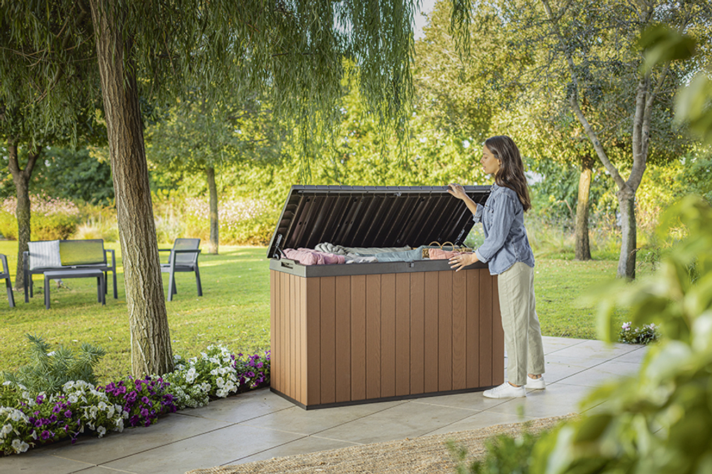 Пластиковый сундук Keter Darwin 662 л brown