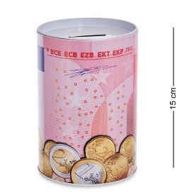BX-228/5 Металлическая копилка «10 Евро» 15см